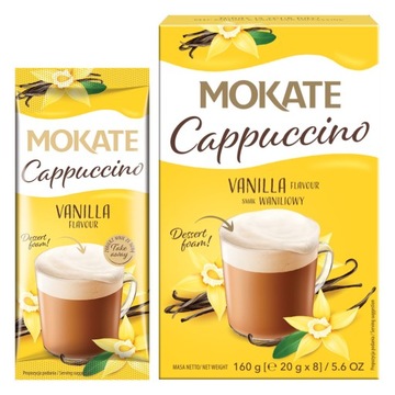 Mokate Cappuccino Wanilia 160g kartonik