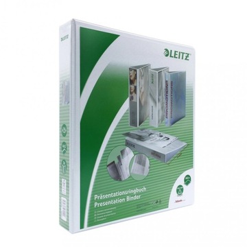 Segregator prezentacyjny Leitz A4 4 ringi biały