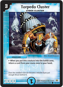 *DM-10 DUEL MASTERS - TORPEDO CLUSTER - !!!