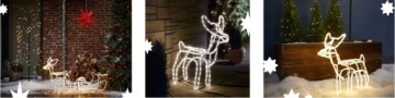 LED ДВИГАЮЩАЯСЯ ГОЛОВКА REINDEER, БОЛЬШАЯ 125 XXL