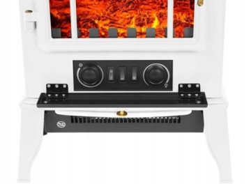 ДЕКОРАТИВНЫЙ ЭЛЕКТРИЧЕСКИЙ КАМИН EL FUEGO COMO II 2000ВТ БЕЛЫЙ ИЛИ ЧЕРНЫЙ 3D ЭФФЕКТ