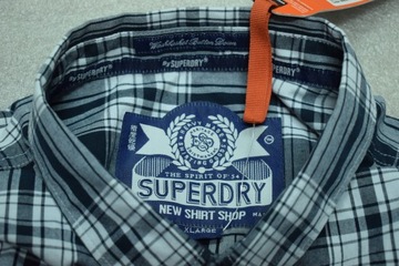 SUPERDRY WASHBASKET BUTTON Koszula XL (L) 2