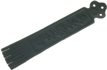 КОЖАНАЯ закладка ЧЕРНАЯ натуральная кожа