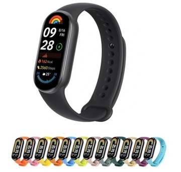 Smartband Xiaomi Mi Band 9 J. POLSKI GLOBAL + 2 kolorowe opaski