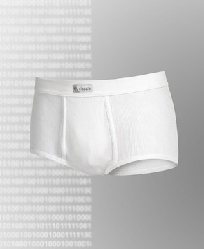 Трусы e.CLASSIC 15079 L - белая полоска