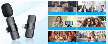2 беспроводных петличных микрофона USB-C для iPhone Pro Max 15