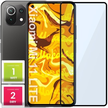 SZKŁO HARTOWANE DO XIAOMI MI 11 LITE 4G / 5G | NE PEŁNE NA CAŁY EKRAN 5D 9H