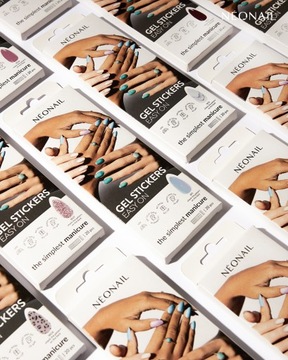 Гибридный лак для ногтей NEONAIL в наклейке GEL STICKERS EASY ON M07