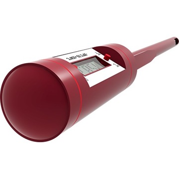Электронный пищевой термометр с щупом, диапазон -20 +250 градусов, красный
