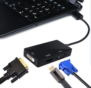 Конвертер DP DisplayPort в DVI HDMI VGA