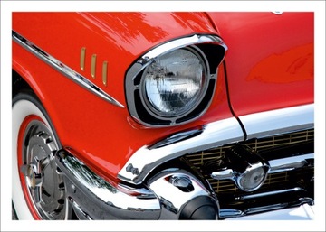 Plakat retro stare samochody oldtimer 100 x 70