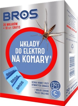 BROS wkłady do elektro na komary 20 szt