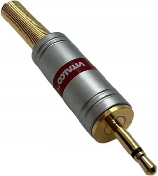 Wtyk 2,5 mono CHROME 4mm