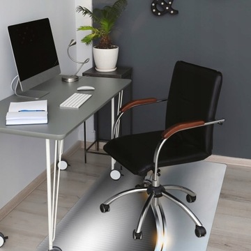 Защитный коврик для офиса Glow silver 100x70