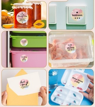 Этикетки для принтера Phomemo M110 M120 M200 M220 M221, самоклеящиеся 50х50мм