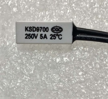 Wyłącznik termiczny bimet ceramiczn 5A/250V 25°C