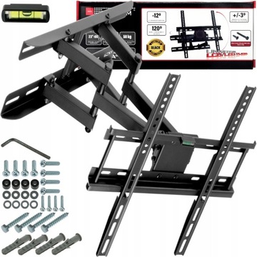 ПРОЧНОЕ ВРАЩАЮЩЕЕСЯ КРЕПЛЕНИЕ ДЛЯ ТЕЛЕВИЗОРА ВЕШАЛКА ДЛЯ ТВ 23-65
