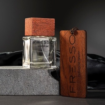 FRESSO GENTELMAN ZAPACH + PERFUMY MĘSKIE DO SAMOCHODU AUTA SAMOCHODOWY 2W1