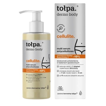 UJĘDRNIAJĄCE Multi serum antycellulitowe SPALACZ TŁUSZCZU TOŁPA 250ml