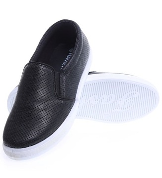 Wsuwane damskie trampki tenisówki slip on 15534