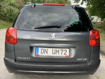 Peugeot 207 SW 1.6 VTi 120KM 2009 Peugeot 207 SW Opłacony Benzyna Klima, zdjęcie 4