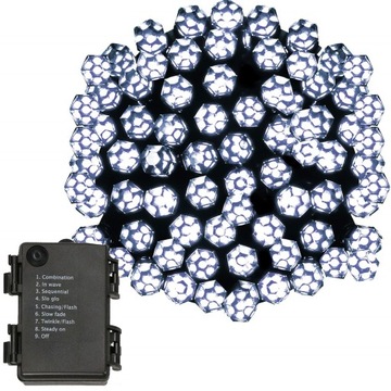 120LED ХОЛОДНЫЕ БЕЛЫЕ РОЖДЕСТВЕНСКИЕ ЕЛОЧНЫЕ ОГНИ