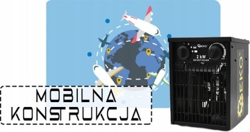 Nagrzewnica Elektryczna Farelka Dmuchawa Grzejnik 2KW