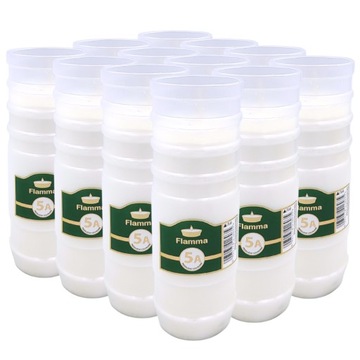 Wkłady do Zniczy Parafinowe Znicze Flamma 5dni