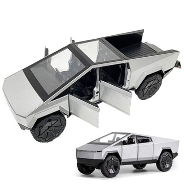 TESLA CYBERTRUCK QUAD! 1:24 MODEL PICKUPA TESLI ALUMINIOWY