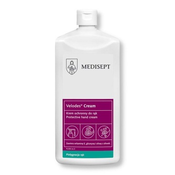 Velodes Cream Krem ochronny do rąk 500 ml 1szt