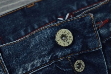 TOMMY HILFIGER Spodnie Jeansowe Straight W32 L34