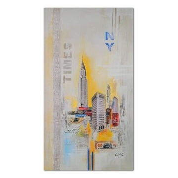 Obraz na płótnie 80x120 malowane nowoczesne miasto