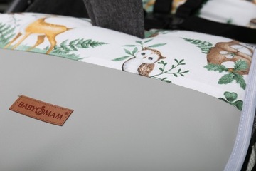 ВСТАВКА ДЛЯ КОЛЯСКИ, ДВУСТОРОННЕЕ СИДЕНЬЕ СОВРЕМЕННОЕ ПРЕМИУМ BABYMAM