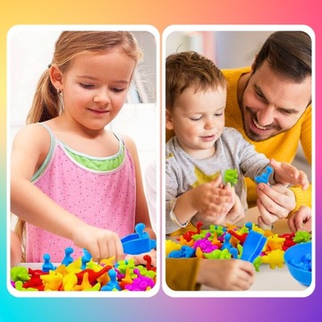 НАБОР МОНТЕССОРИ ДЛЯ ОБУЧЕНИЯ СЧЕТУ И РАСПОЗНАВАНИЮ ЦВЕТА ОБРАЗОВАТЕЛЬНАЯ ИГРА