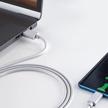 БЫСТРЫЙ ПРОЧНЫЙ ТОЛСТЫЙ КАБЕЛЬ USB C ТИПА C ТИПА C БЫСТРАЯ ЗАРЯДКА QC 3.0 1M