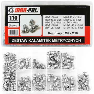 KALAMITKI METRYCZNE ZESTAW KALAMITEK SMAROWNICY