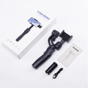 3 Axis Gimbal Handheld Stabilizer iPhone Holder with Extend Tripod