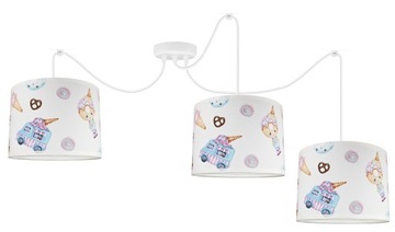 ŻYRANDOL LAMPA WISZĄCA SUFITOWA CANDY LAMPY SUFITOWE ŻYRANDOLE DO POKOJU