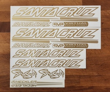 Наклейки на велосипед с узором SANTA CRUZ, наклейки на раму, разные цвета, модели