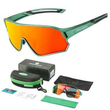 ROCKBROS DZIECIĘCE OKULARY ROWEROWE POLARYZACYJNE DLA DZIECI 8-14 LAT MTB
