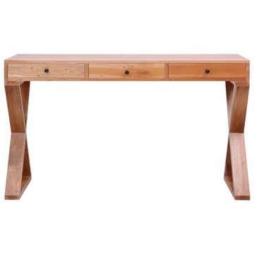 Biurko komputerowe, naturalne, 115x47x77 cm, lity