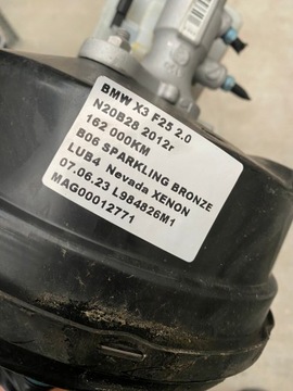 BMW X3 F25 2.0 N20 СЕРВОТОРМОЗНОЙ НАСОС 6857869