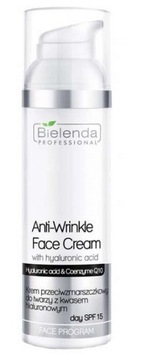 BIELENDA KREM DO TWARZY PRZECIWZMARSZCZKOWY Z KWASEM HIALURONOWYM 100ML