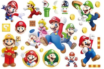 TATUAŻE DLA DZIECI SUPER MARIO BROS URODZINY CG259