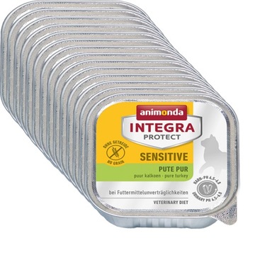 Animonda Integra Sensitive - Indyk (nadwrażliwość pokarmowa) 16x100g