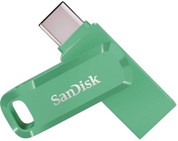Pendrive SANDISK Dual Drive Go USB-C 128GB 150MB/s do Telefonu zielony