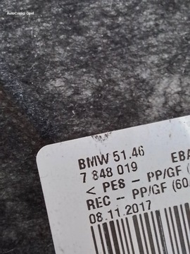 BMW 3 F30 POLIČKA ZADNÍ KUFRU 7848019
