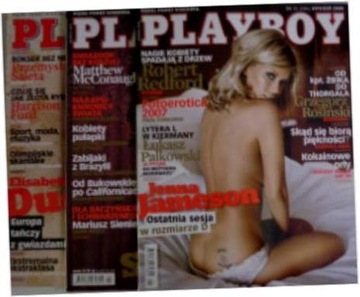 Playboy nr 1,3,7 z 2008 roku