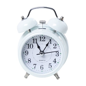 Retro głośny Alarm zegar podświetlany nocny dekora