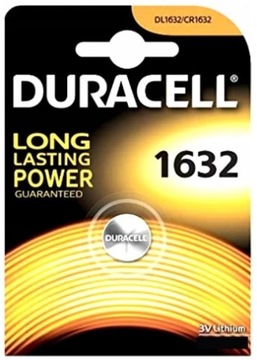 1x Bateria litowa DURACELL CR1632 3V 1632 1/Blister